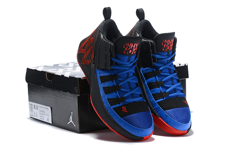 Jordan Why Not Zero.2 Black Blue Red Shoes - Click Image to Close